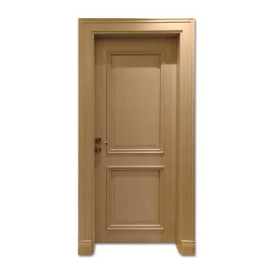 The interior door is not finished