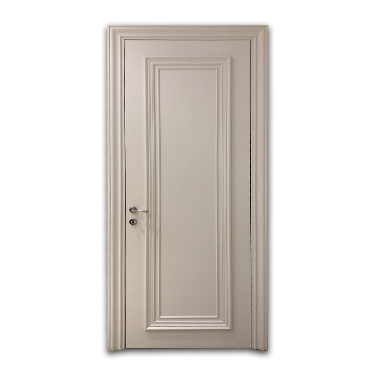The inner door is open