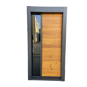 Thermo-glass anti-theft door