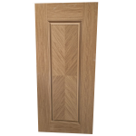 Single-leaf melamine door