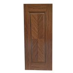 Single-leaf melamine door